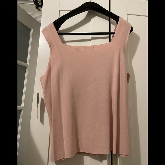 NWT Kate Hill light pink knit tank top size 2X - Picture 3 of 7